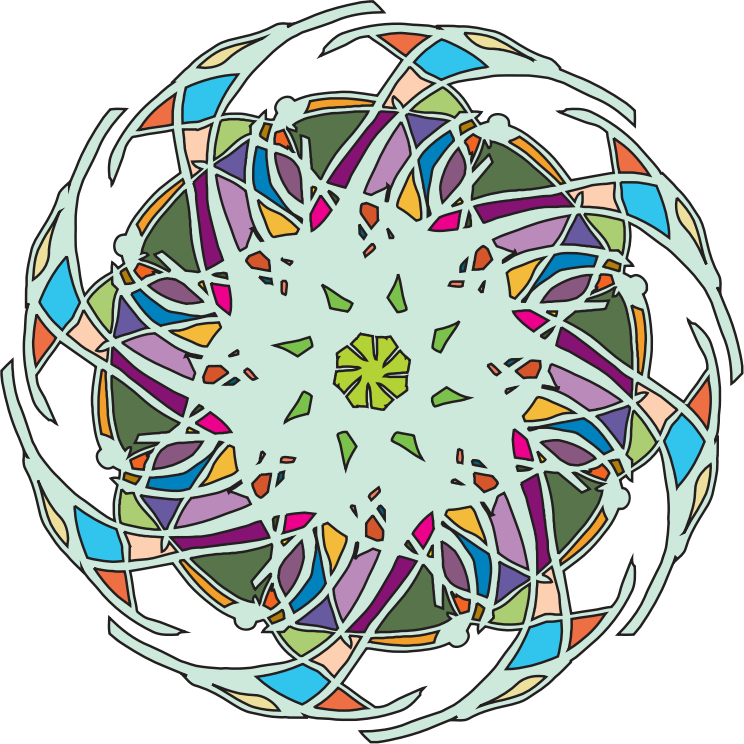 Abstract - Tikigiki-abstract-element-023 Keramik Ornament (744x744), Png Download