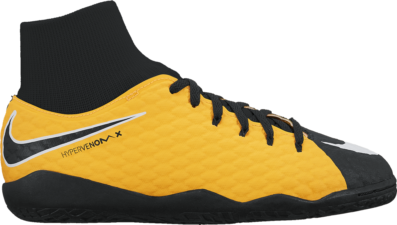 Nike Kids' Jr - Nike Jr Hypervenomx Phelon Iii Tf-laser Orange/white/black/volt (1500x1500), Png Download