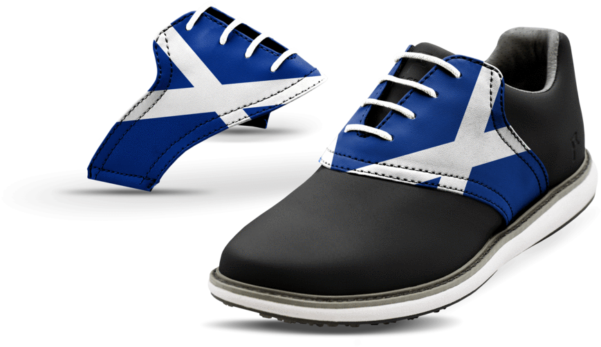 Women's Scotland Saddles & White Laces - Men's Jack Grace Usa Innovator 1.0 Golf Shoe Medium (1024x683), Png Download