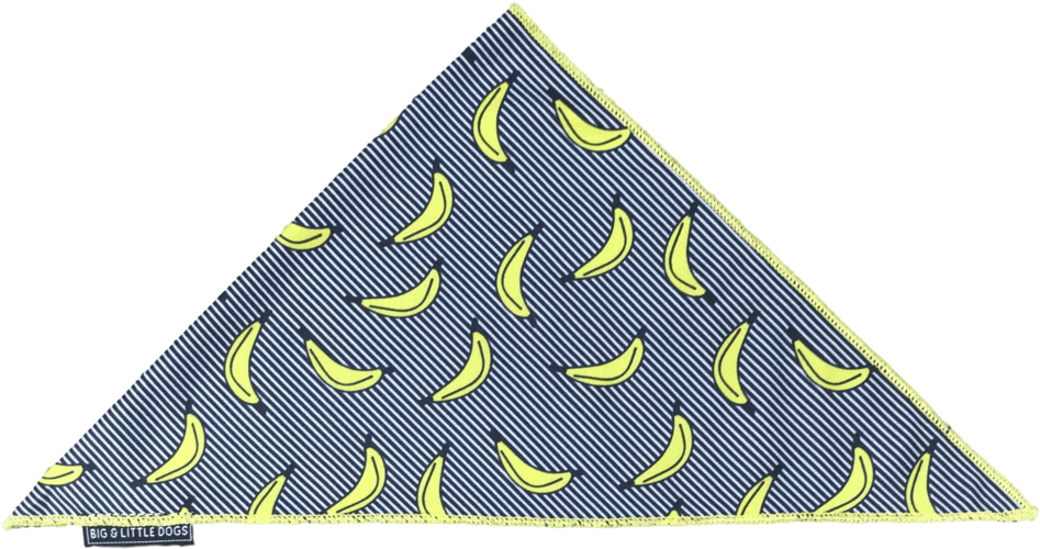 Neckerchief Bandana For Big And Little Dogs Banana - Roof (1024x589), Png Download