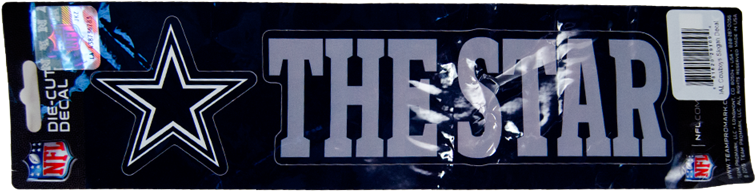 Nfl The Star Dallas Decal - Dallas Cowboys Nfl 3ft X 5ft Banner Flag - Licensed (800x800), Png Download