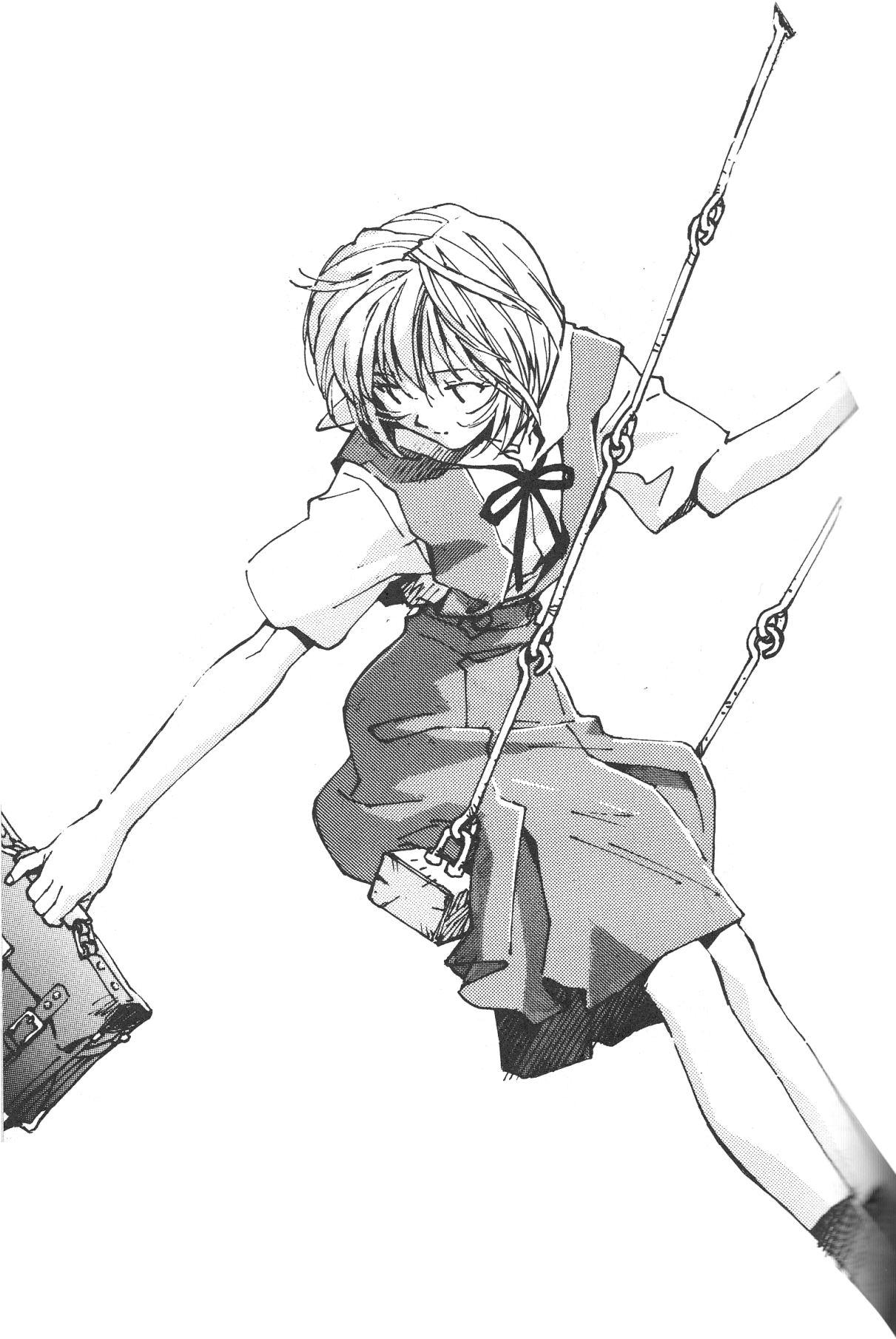 “ Transparent Manga Rei Ayanami For Your Blog ” Credit - Rei Ayanami Manga (1210x1920), Png Download