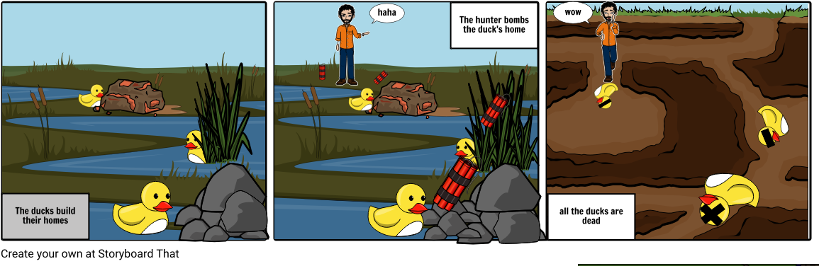 The Three Little Ducks - Cartoon (1164x385), Png Download