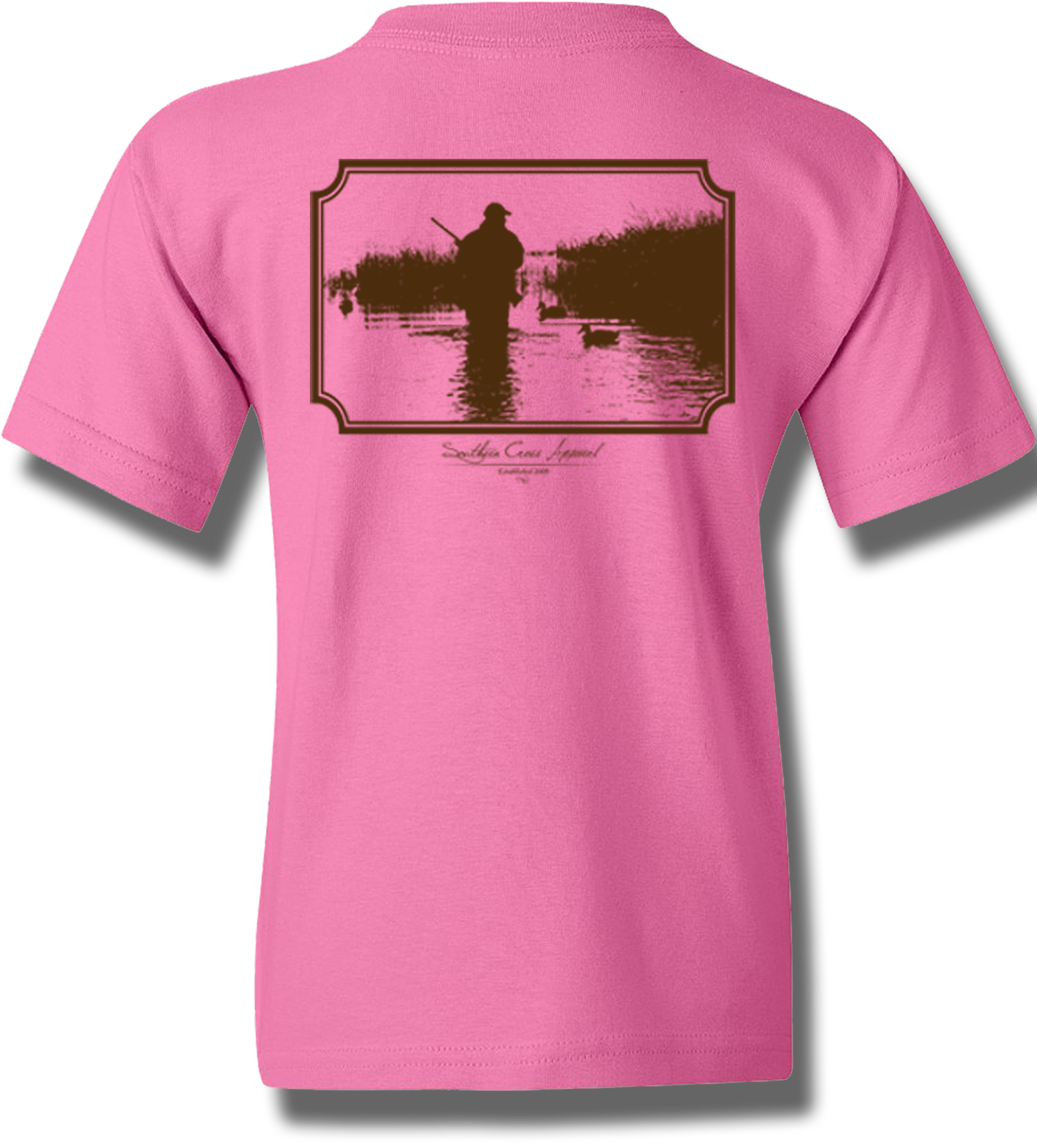 Wading Duck Hunter Azalea Youth Short Sleeve S, T-shirts - Shirt (1500x1941), Png Download