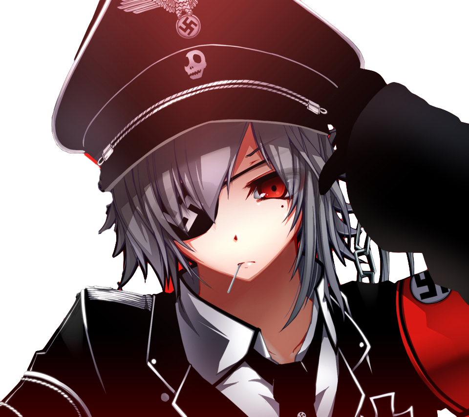 , I Read Your Comments If That's What You Concerned - Anime Girl Nazi Png (960x854), Png Download