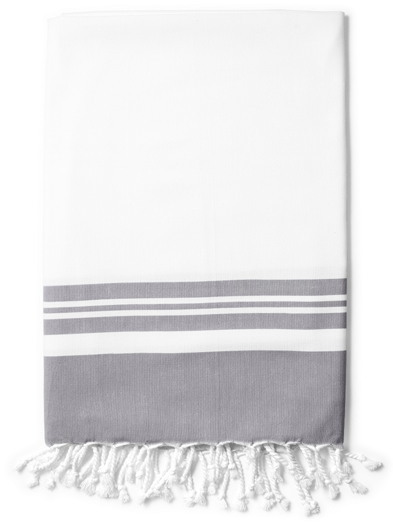 Peshtemal-grey - Scarf (1360x1160), Png Download