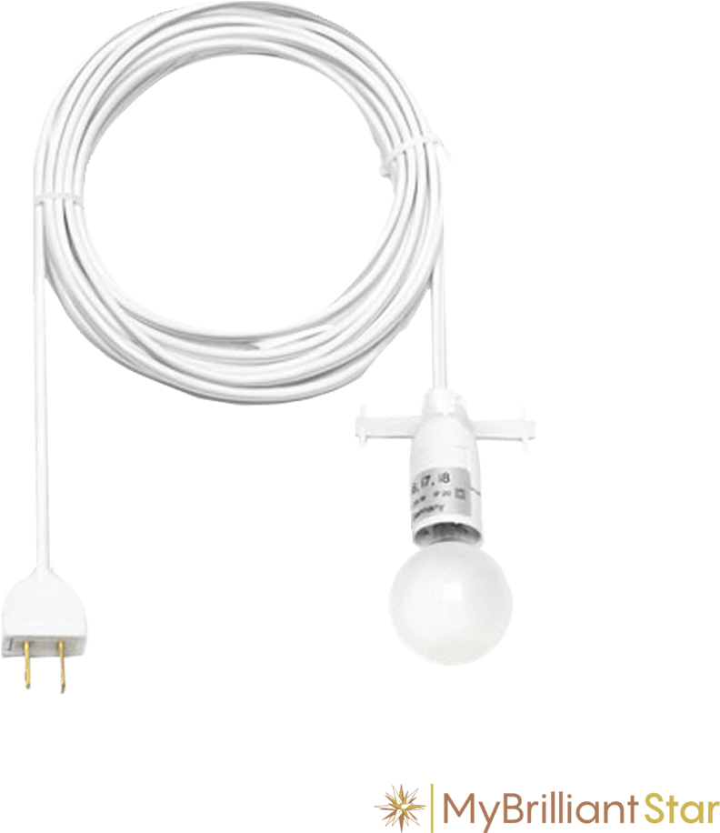 Cable For Original Herrnhut Paper Star, Yellow / Red - Inch (1080x1080), Png Download