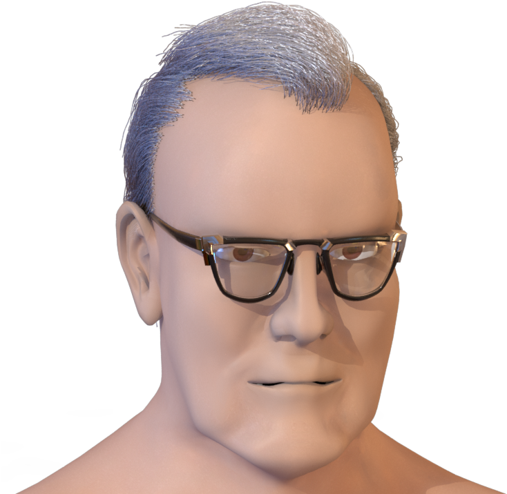 Another Thing I Need To Find Out Is How Hair Is Imported - Man (752x720), Png Download