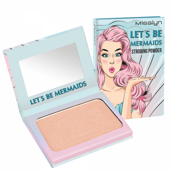 Our Let's Be Mermaids Strobing Powder Adds The Perfect - Misslyn Let's Be Mermaids Strobing Powder (600x600), Png Download