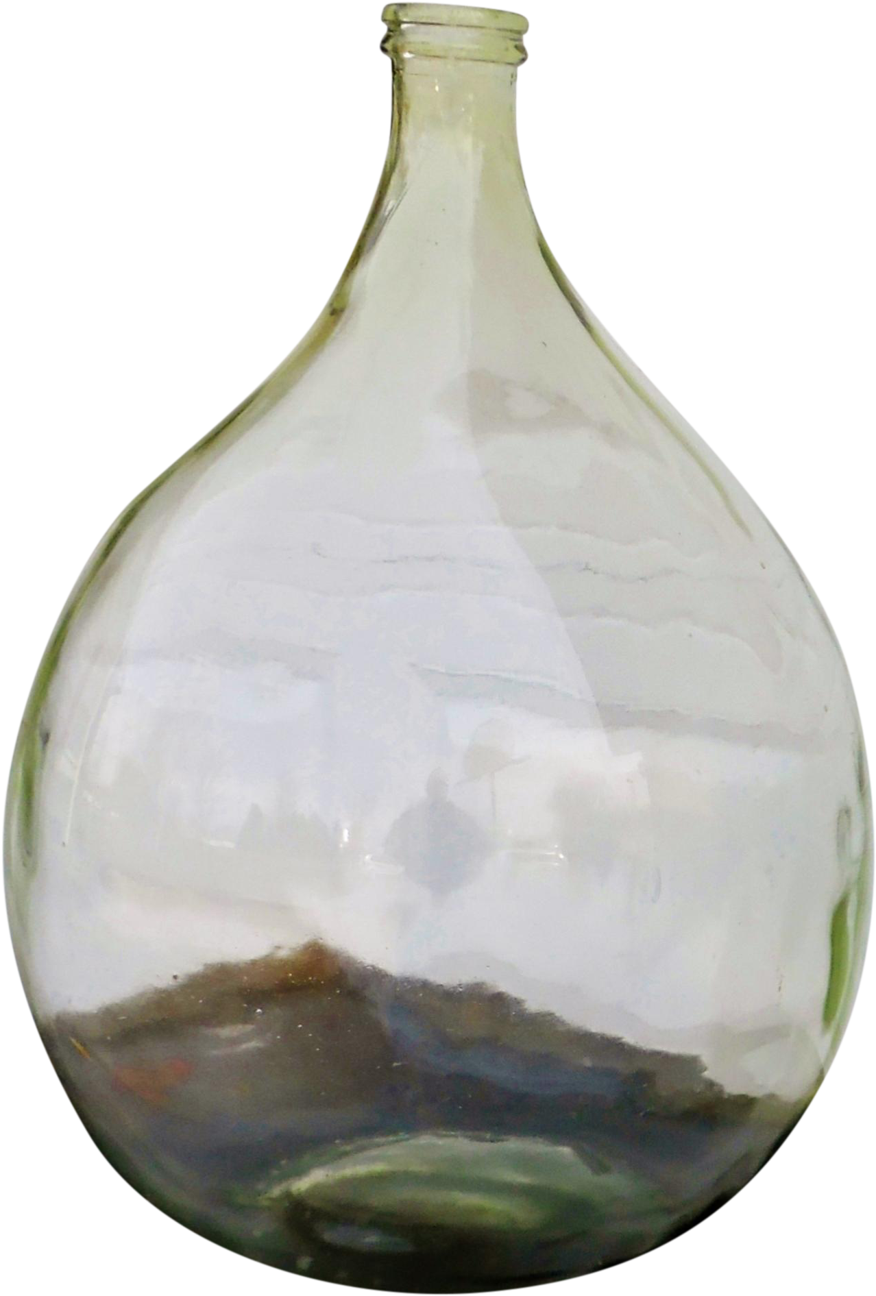 Thick Green Glass, With A Sightly Off Kilter Stance, - Still Life Photography (1671x2125), Png Download