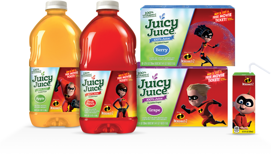 Juicy Juice Incredibles - Juicy Juice Passion Dragonfruit 100% Juice 64 Fl. Oz. (950x597), Png Download