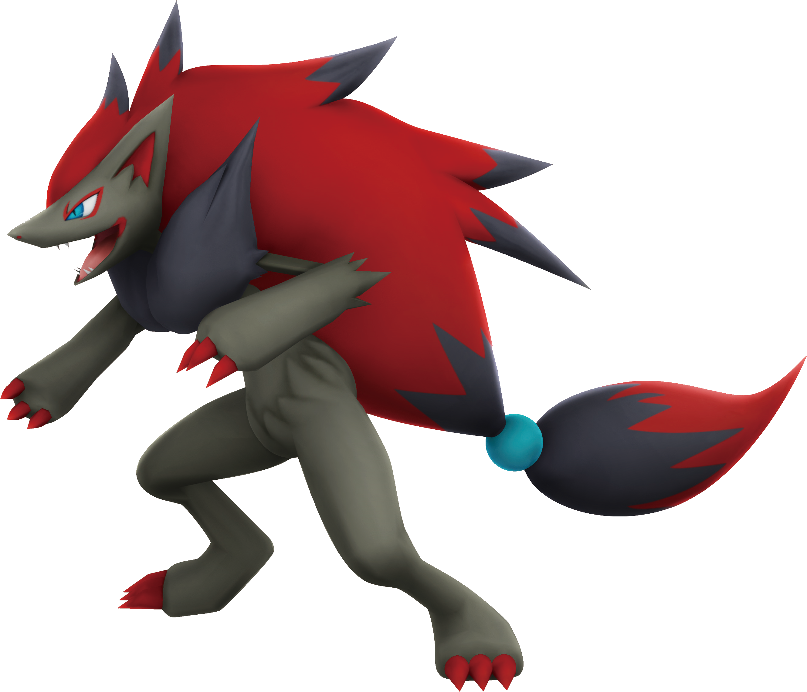 Pokemon Λουτρινο Κουκλακι Zoroark Mega Δωρο Μινι (2659x2282), Png Download