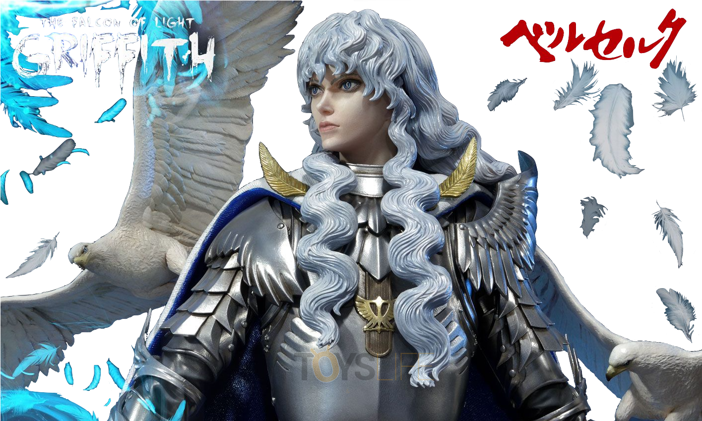 Prime1 Studio Berserk Griffith Statue Toyslife - Berserk Poster Tote Bag - White/one Size (1414x1000), Png Download