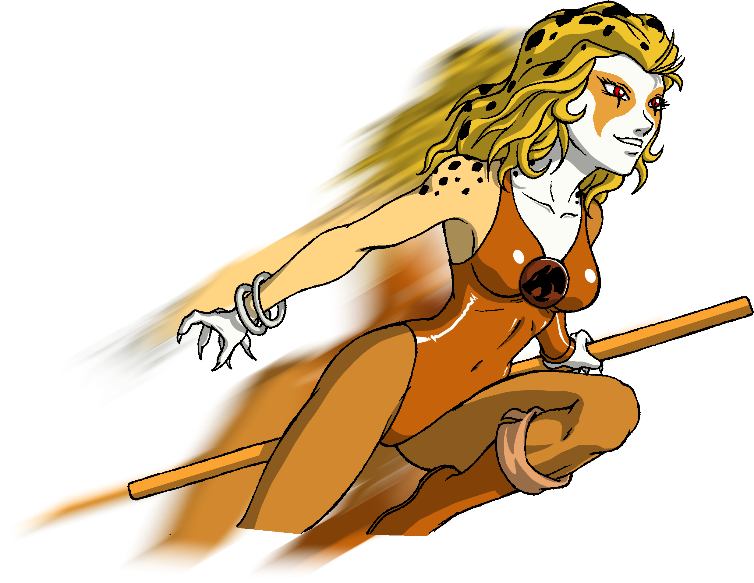 Cheetara Thundercats - Cheetara Chitara (2543x1978), Png Download