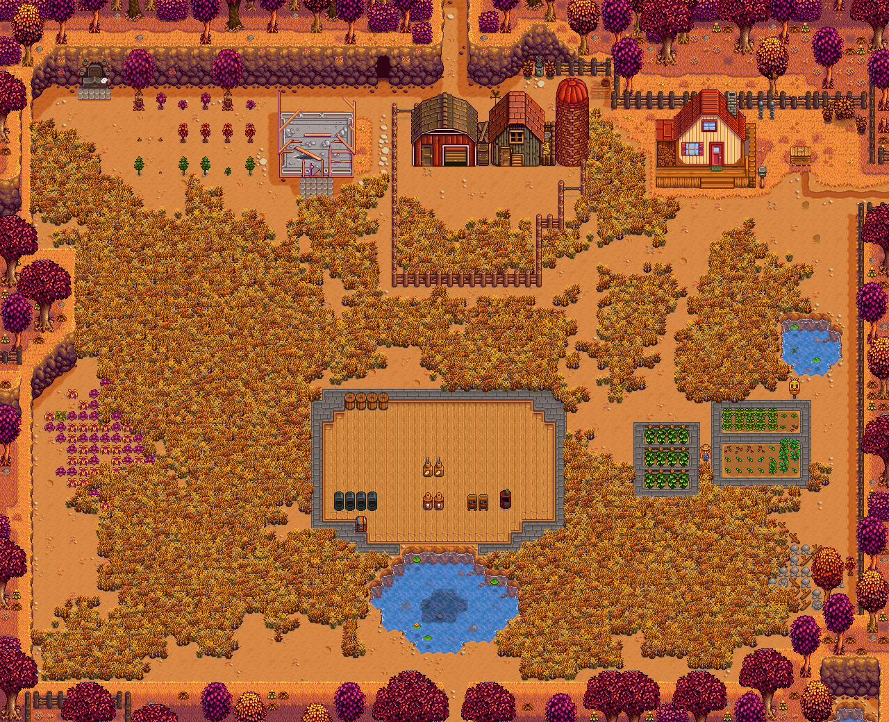 Hi - Stardew Valley Late Game Farm (1280x1040), Png Download