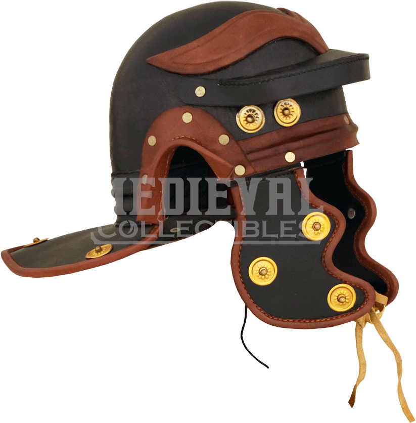 Leather Roman Trooper Helmet - Leather Roman Helmet (850x850), Png Download