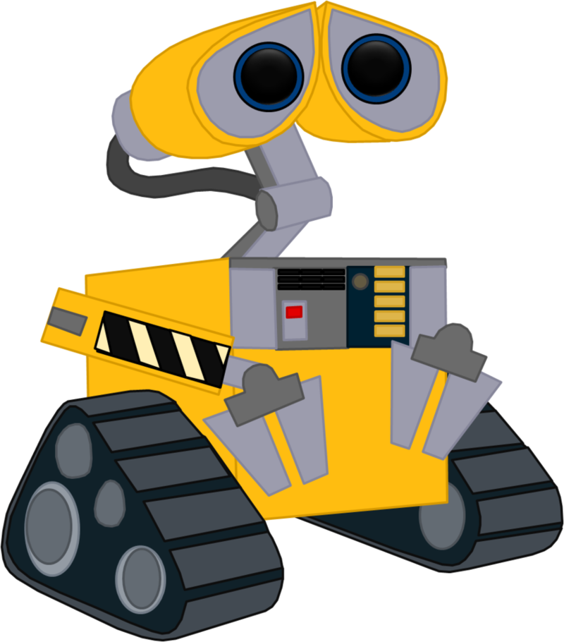Wall E Transparent Png - Wall E Robot Cartoon (800x910), Png Download