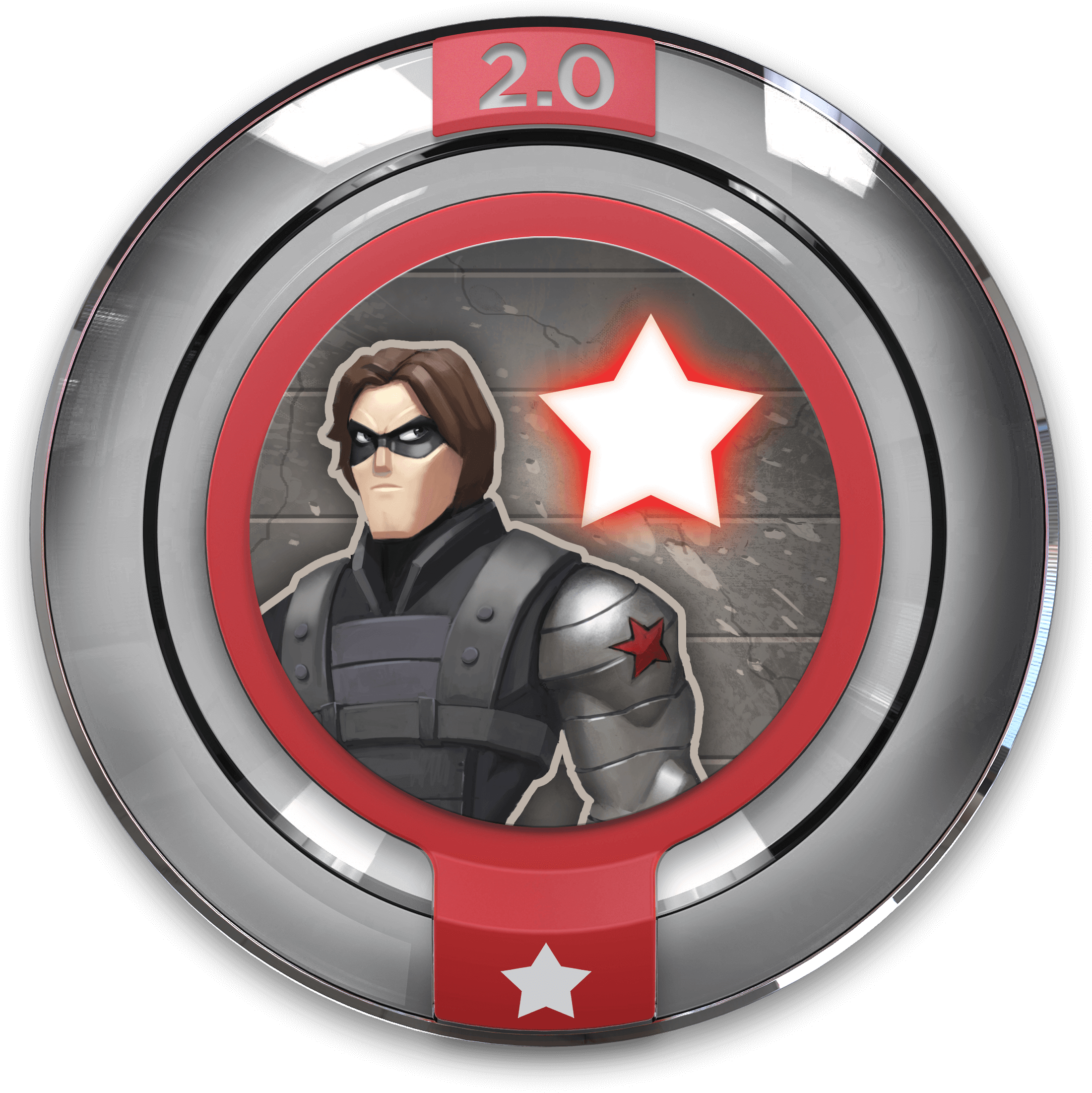 Marvel Team Up Winter Soldier - Disney Infinity 3.0 Capitan America (2880x2880), Png Download