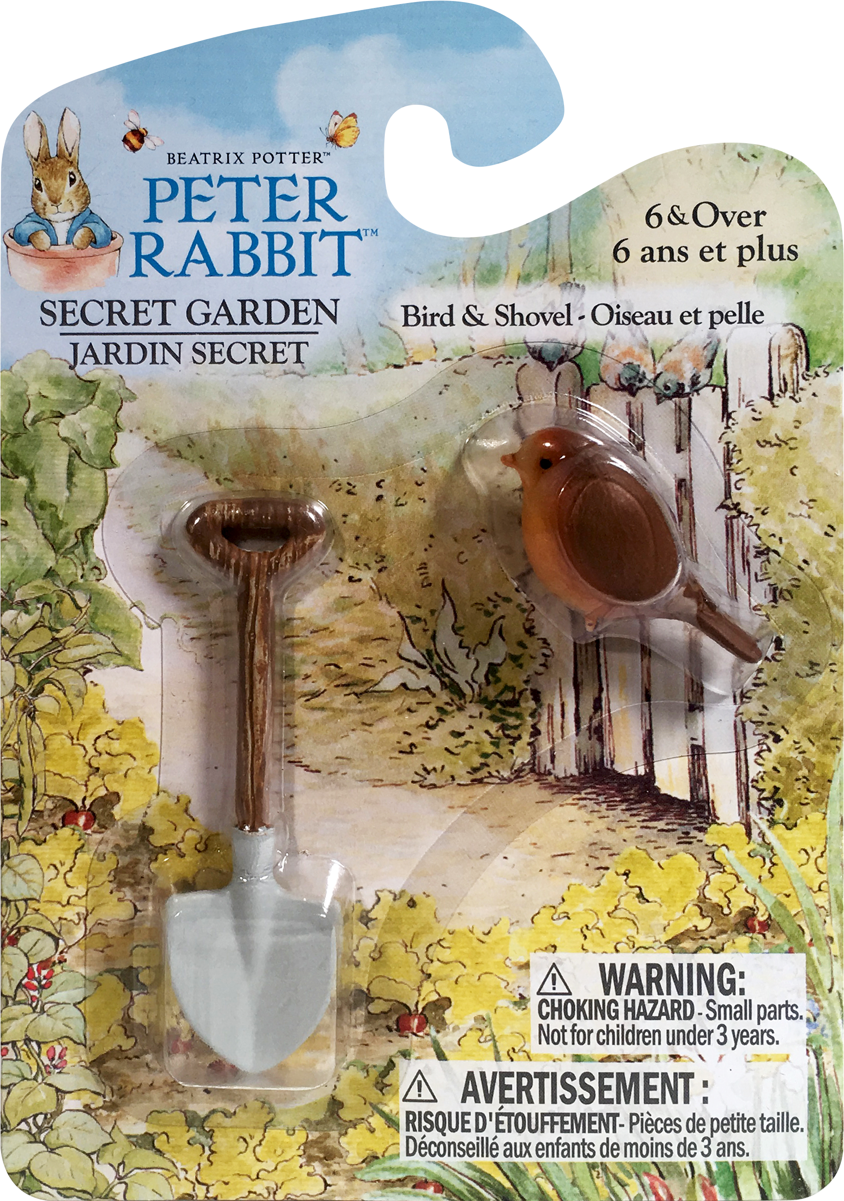 Peter Rabbit Secret Garden Bird & Shovel Accessory - Further Tale Of Peter Rabbit - Audiobook (1800x2500), Png Download
