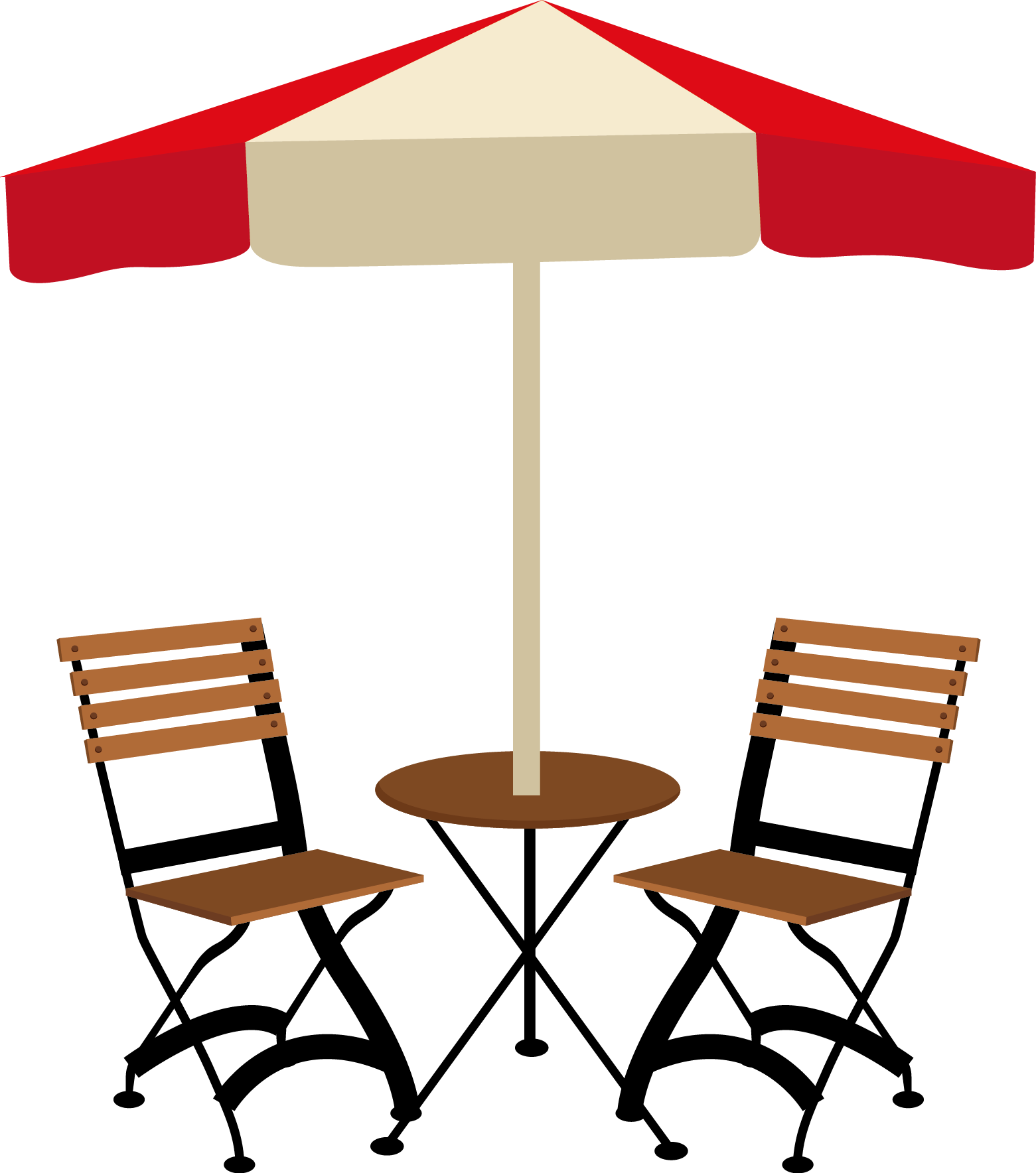 Graphic Freeuse Library Banquet Tables And Chairs - Cafe Tables And Chairs Png (1561x1768), Png Download