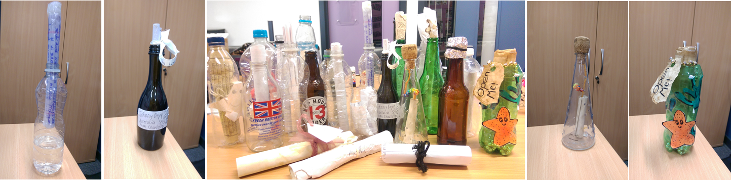 Look At Year 7's Amazing 'haunted Lift' Set Designs - Glass Bottle (1443x356), Png Download