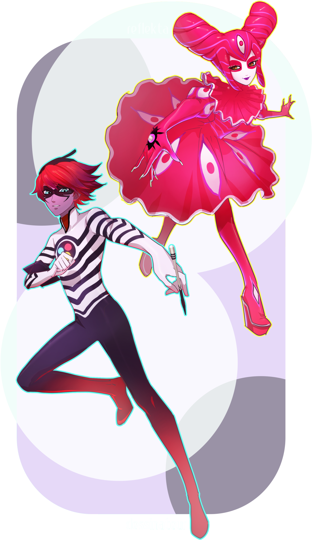 My Favourite Fringe Buddies And Their Fantastic Akuma (1132x1920), Png Download