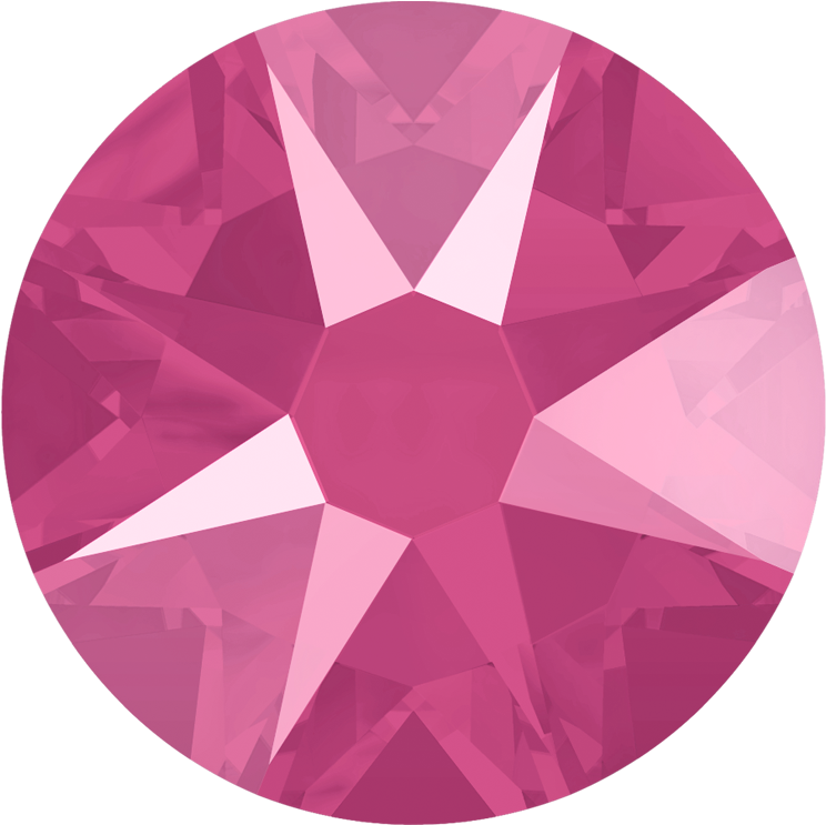 Swarovski 2088 Xirius Flatback Rhinestones Ss30 Crystal - Crystal Peony Pink Swarovski (900x900), Png Download
