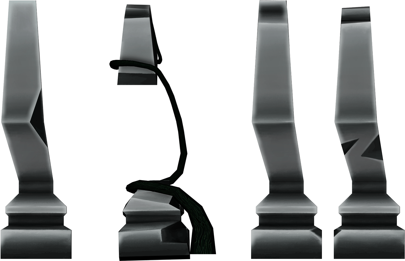 3d Pillars Created For A Battle Arena Project - Seat Belt (1920x1080), Png Download