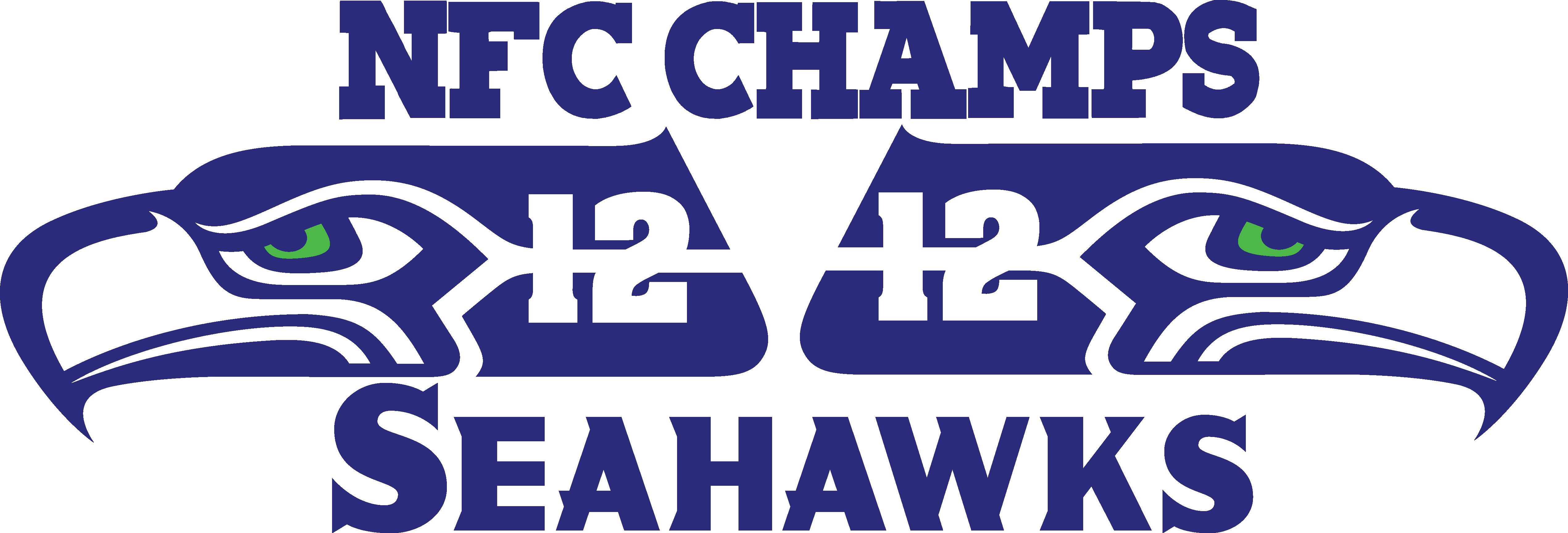 Lots Of New Seahawks Decals In Our Store - Seattle Seahawks (5081x1726), Png Download