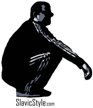 The Slavic Squat Pocket Slav With Logo Womens Shirt - Snowboarding (1200x1371), Png Download