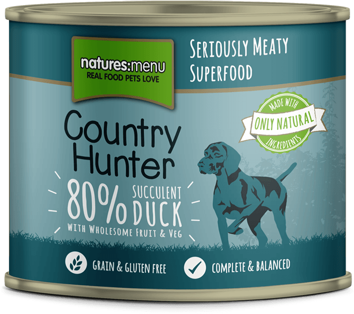 Natures Menu Country Hunter Dog Can Succulent Duck - Natures Menu - Country Hunter Farm Reared Turkey (600gm) (1000x1000), Png Download