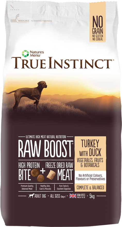 Raw Boost Adult Dog Turkey With Duck (900x900), Png Download