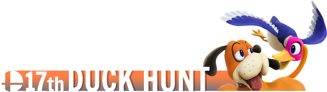 17th Place - Duck Hunt (1131x326), Png Download