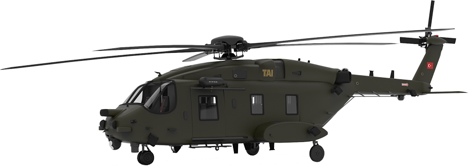 10 Ton Utility Helicopter - Genel Maksat Helikopteri Projesi (938x337), Png Download