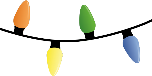 Lights Cliparts Free Download Clip Art - Christmas Lights Png Transparent (640x480), Png Download