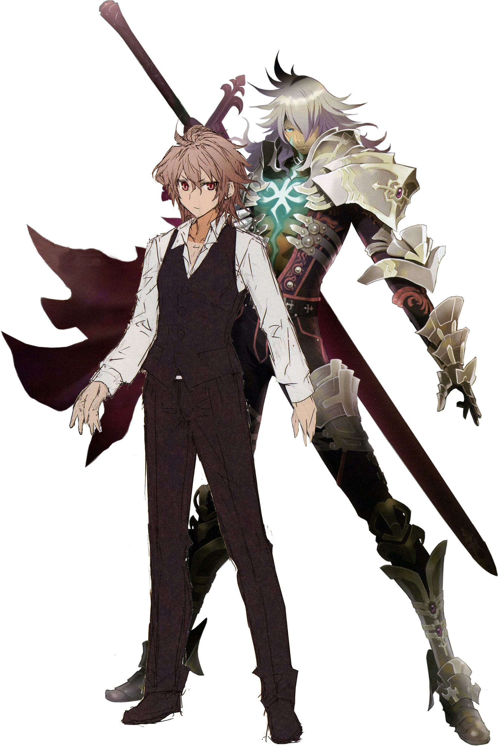 Sieg, The Dragon-blooded Knight Reborn - Fate Apocrypha (1800x2500), Png Download