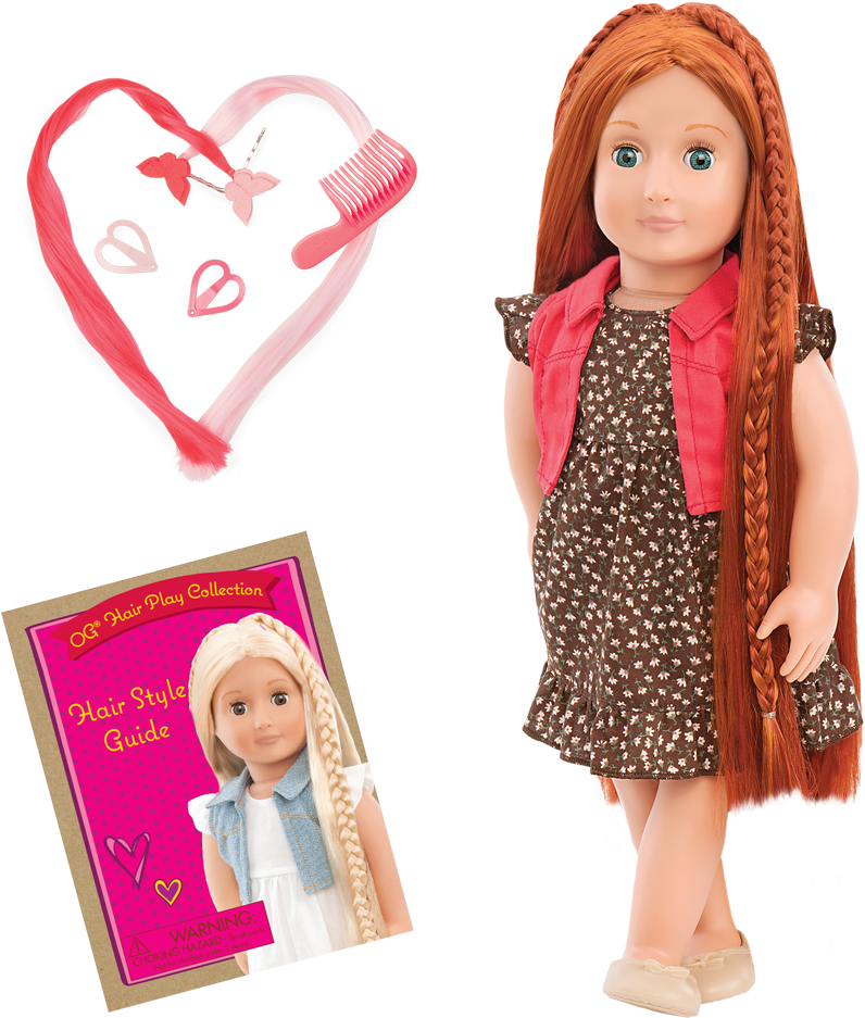 Peyton 18-inch Hairplay Doll - Our Generation 18-inch Peyton Hairgrow Doll (1050x1050), Png Download