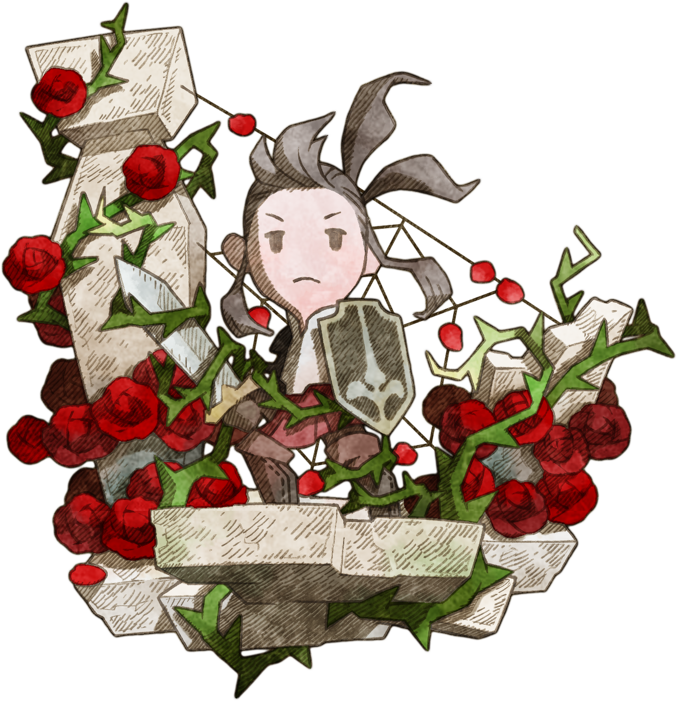 Yunita Roses - 4 Heroes Of Light Yunita (1359x1408), Png Download