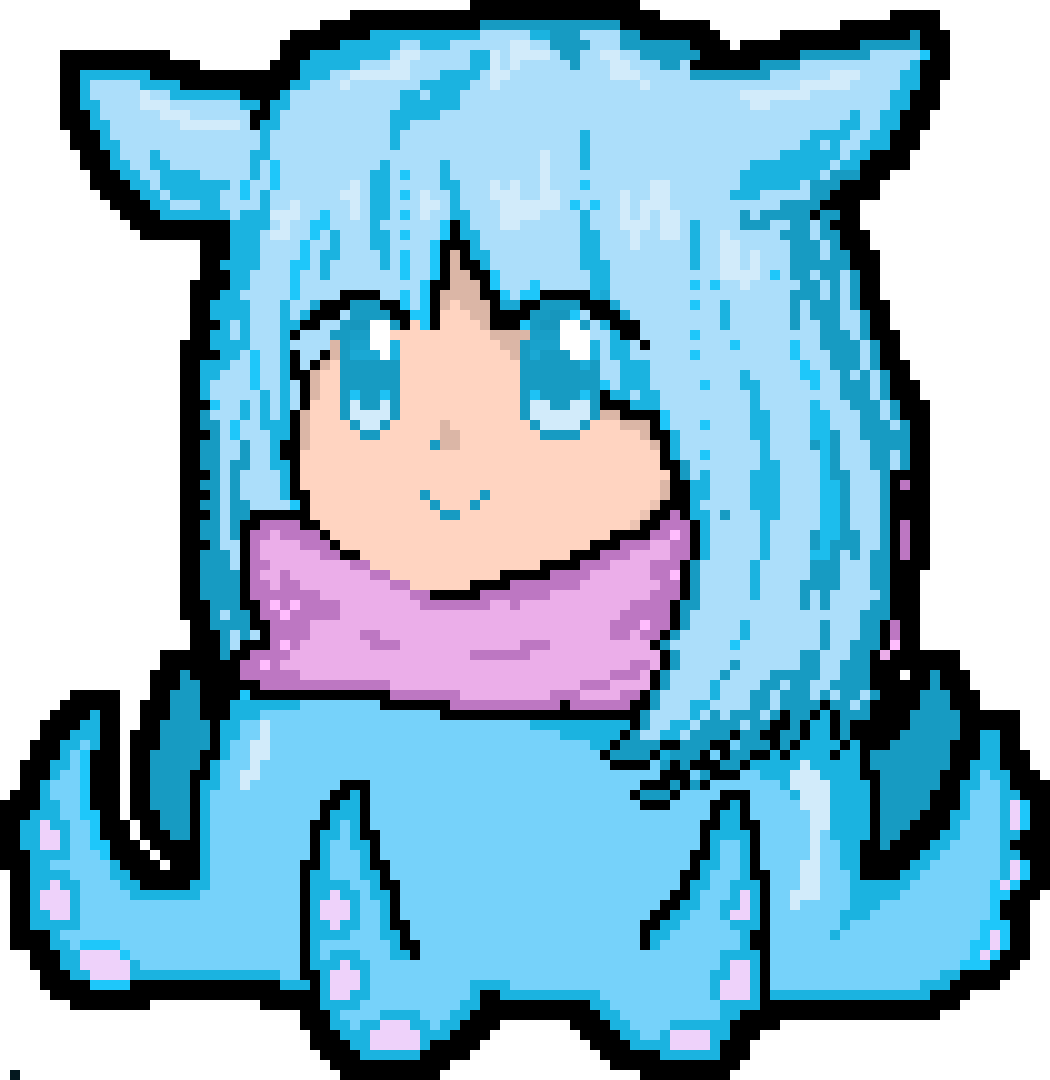 Neko Squid Girl - Art (1030x1060), Png Download