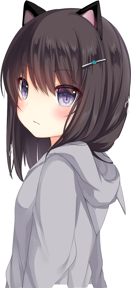 Anime Cat Girl Kawaii - Free Transparent PNG Download - PNGkey