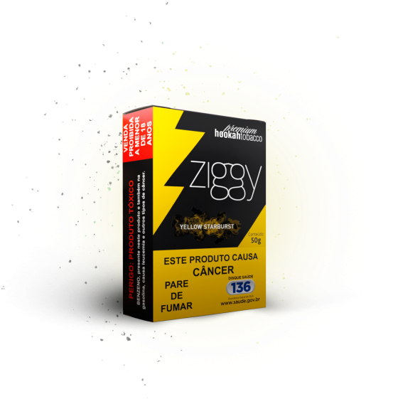 Essência Ziggy Yellow Starburst - Box (600x600), Png Download
