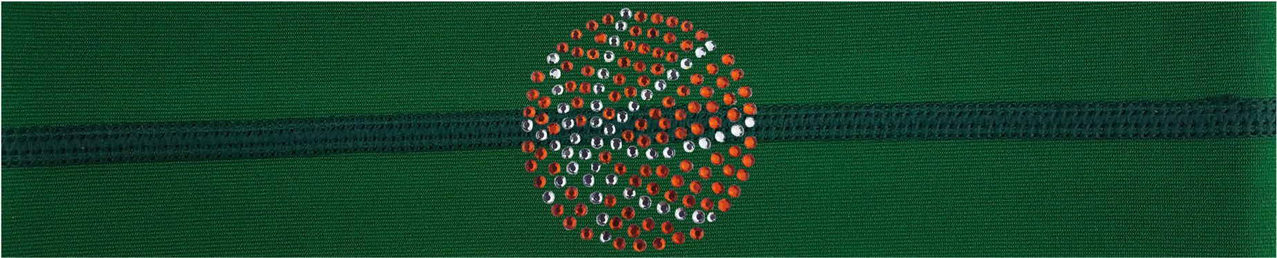 Loop Green With Rhinestone Basketball - Flag (2000x1500), Png Download