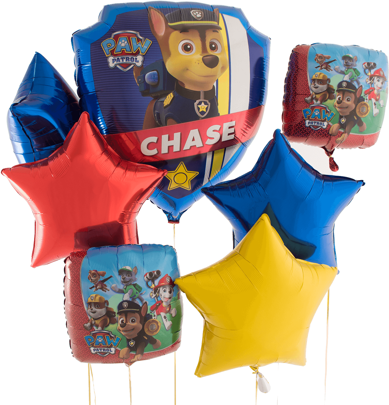 Paw Patrol Super Sheild Chase Bunch - 14" Paw Patrol Mini Balloon - Mylar Balloons Foil (1400x1400), Png Download