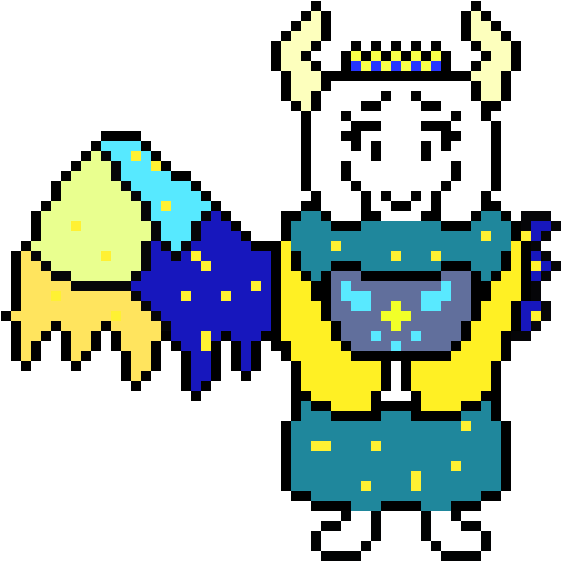 Toriel - Pixel Art (860x610), Png Download