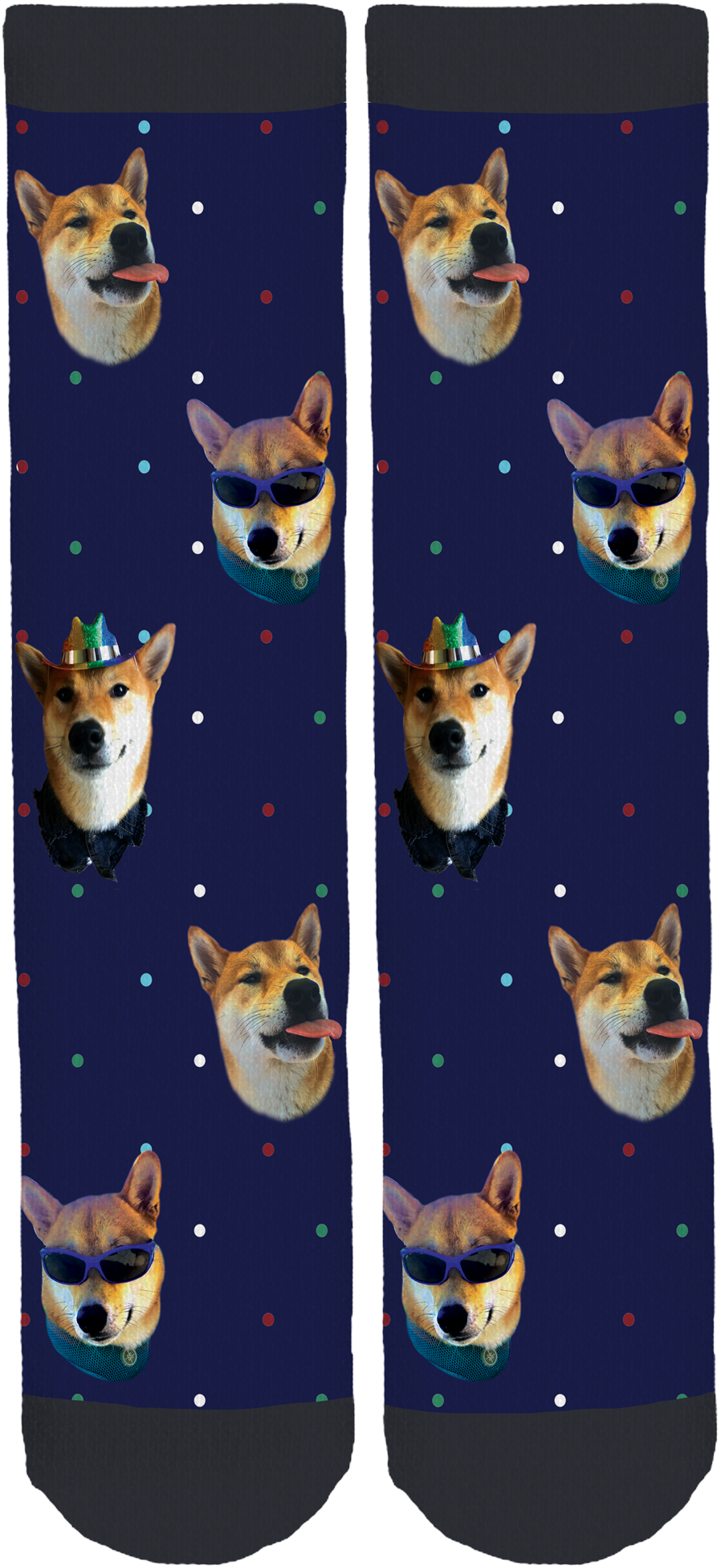 Shiba Inu Socks (950x2000), Png Download