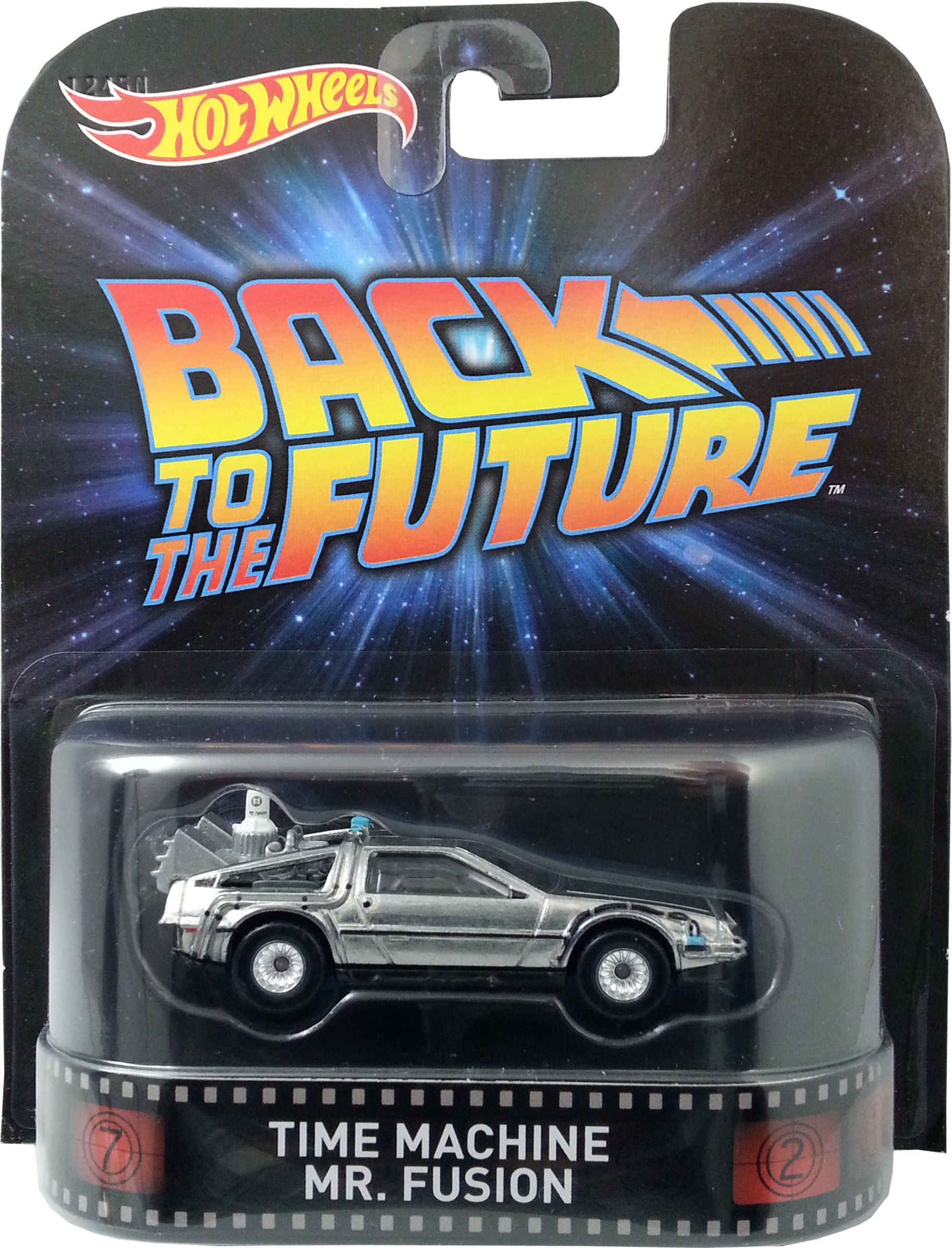 Time Machine Mr - Delorean Hot Wheels (1823x2389), Png Download
