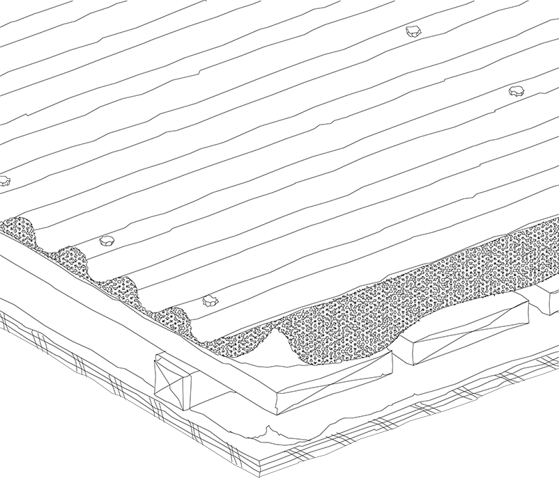 These Self-supporting Corrugated Roof Panels From Jarden - Sine Wave Profile Zinc (802x687), Png Download