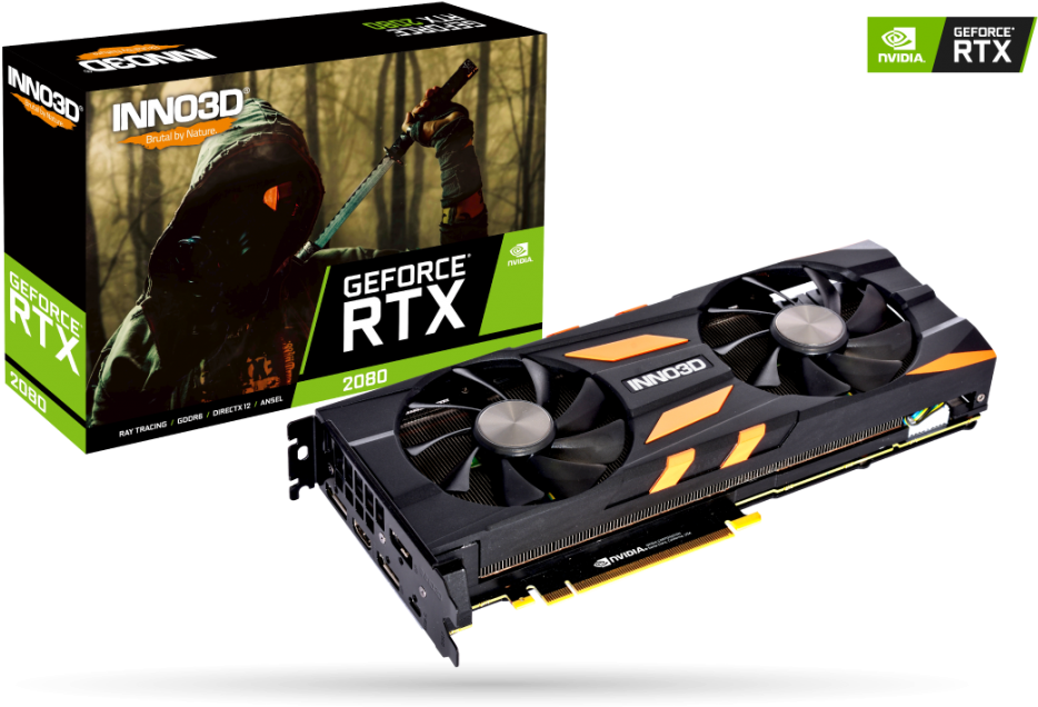 Inno3d Geforce Rtx 2080 X2 Oc (1024x648), Png Download