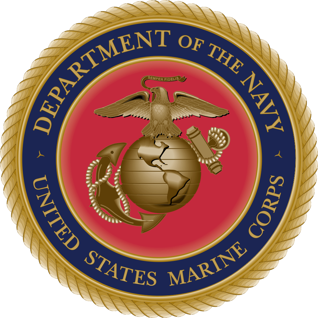 Navy Marine Corps Team (1024x1024), Png Download