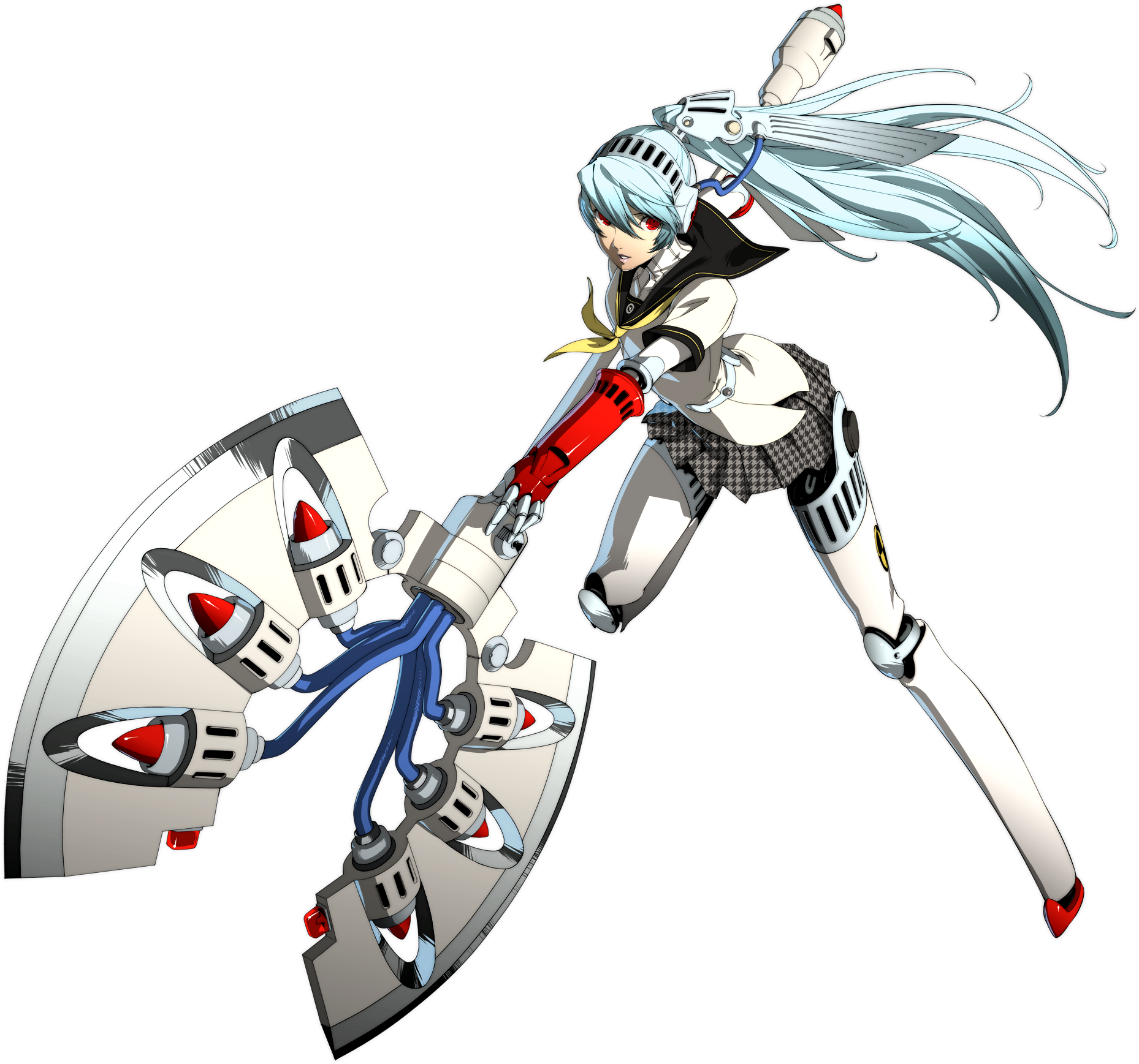 [ Img] - Persona 4 Arena Labrys (1858x1737), Png Download